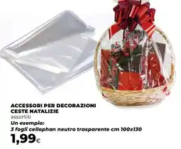 Ipercoop Accessori per decorazioni ceste natalizie offerta