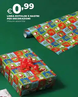 Ipercoop Linea rotolini e nastri per decorazioni offerta