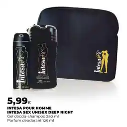 Ipercoop Intesa pour homme intesa sex unisex deep night offerta