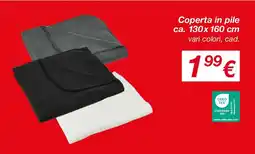 KiK Coperta in pile ca. 130x 160 cm offerta