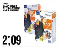 Vantaggio Cash&Carry Tulip guanti neri nitrile mono offerta