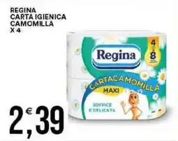 Vantaggio Cash&Carry Regina carta igienica camomilla x4 offerta