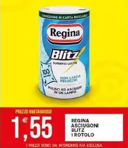 Vantaggio Cash&Carry Regina asciugoni blitz 1 rotolo offerta