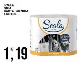 Vantaggio Cash&Carry Scala giga carta igienica 4 rotoli offerta