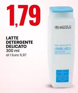 Eurospin Fior di magnolia latte detergente delicato offerta