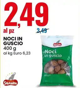 Eurospin Sibamba noci in guscio offerta