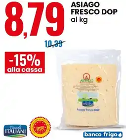 Eurospin Pascoli italiani asiago fresco dop offerta