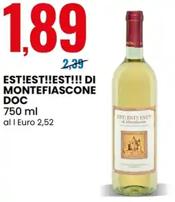 Eurospin Est!est!!est!!! di montefiascone DOC offerta