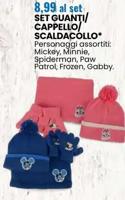 Eurospin Set guanti cappello/ scaldacollo offerta