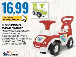 Eurospin Il giocoliere il mio primo cavalcabile offerta