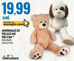 Eurospin Il giocoliere animale di peluche offerta