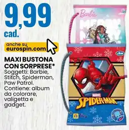 Eurospin Maxi bustona con sorprese offerta