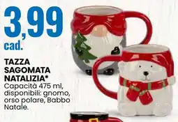 Eurospin Tazza sagomata natalizia offerta