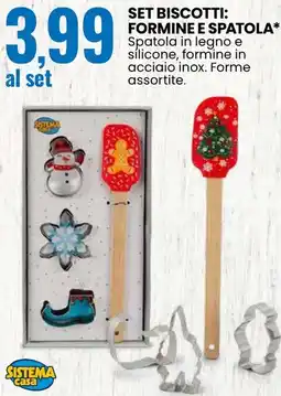 Eurospin Set biscotti: formine e spatola offerta