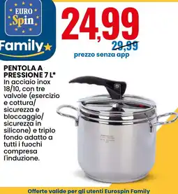 Eurospin Pentola a pressione offerta