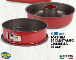 Eurospin Sistema casa tortiera 24 cm/stampo ciambella 25 cm offerta