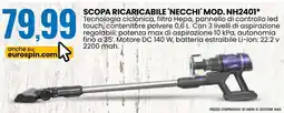 Eurospin SCOPA RICARICABILE NECCHI MOD. NH2401 offerta