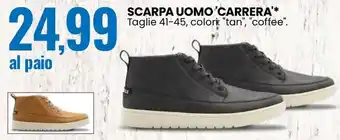 Eurospin Scarpa uomo carrera offerta