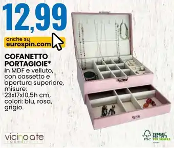 Eurospin Cofanetto portagioie offerta