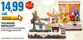 Eurospin Villaggio natalizio offerta
