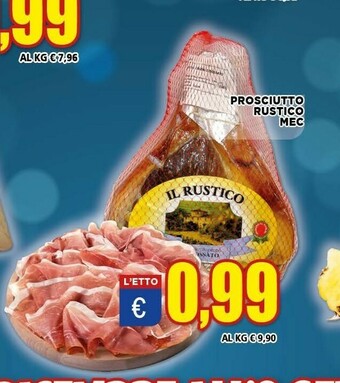 Vivo Supermercati Prosciutto rustico mec offerta
