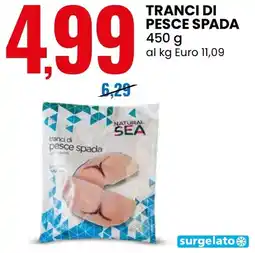 Eurospin Tranci di pesce spada offerta