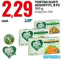 Eurospin Amo essere veg tortini offerta