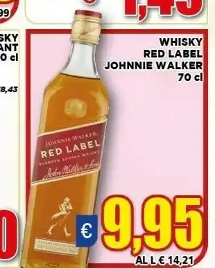 Vivo Supermercati Whisky red label offerta