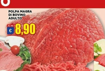 Vivo Supermercati Polpa magra di bovino adulto offerta