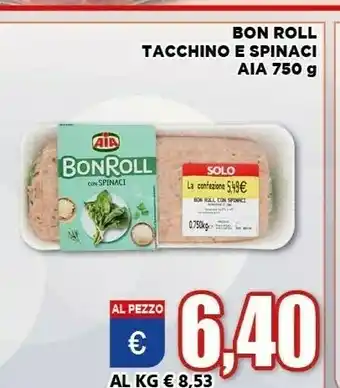 Vivo Supermercati Bon roll con spinaci 750 g(ml) offerta