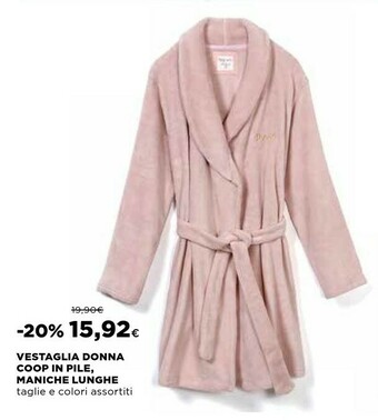 Ipercoop Coop vestaglia donna in pile offerta