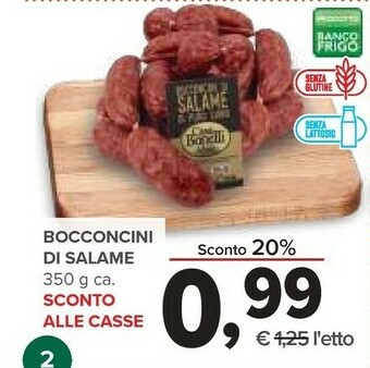 Todis Bocconcini di salame 350 g offerta