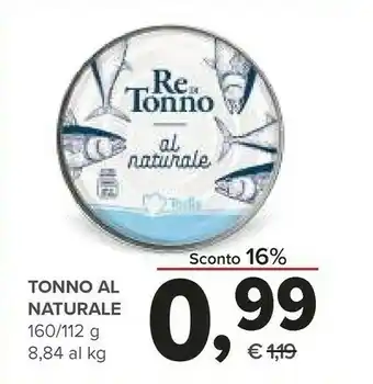 Todis Tonno al naturale 112 g(ml) offerta