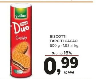 Biscotti farciti cacao 500 g