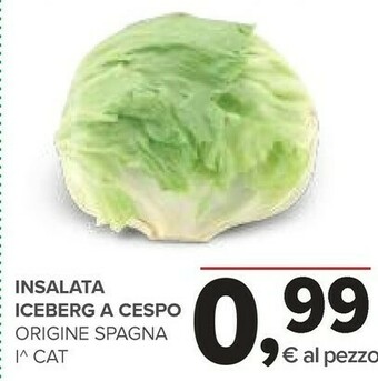 Todis Insalata iceberg a cespo offerta