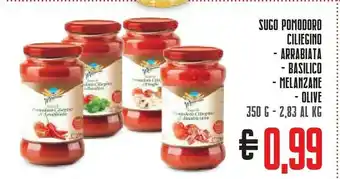 Todis Sugo pomodoro ciliegino arrabiata offerta