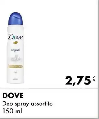 Iper Tosano DOVE Deo spray offerta