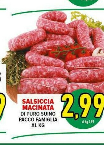 Iper Triscount Salsicce offerta
