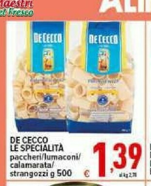 Iper Triscount Pasta di semola offerta