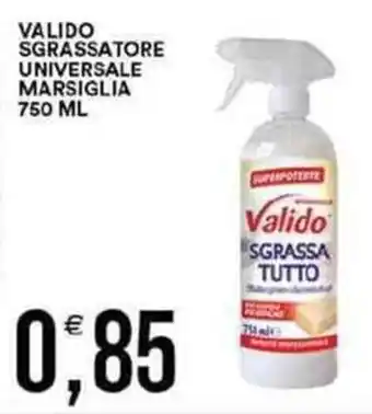 Vantaggio Cash&Carry Valido sgrassatore universale marsiglia offerta