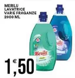 Vantaggio Cash&Carry Merilu lavatrice varie fraganze offerta