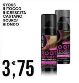 Vantaggio Cash&Carry Syoss ritocco ricrescita castano scuro/ biondo offerta