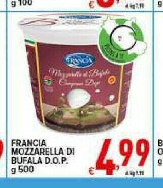 Iper Triscount Mozzarella di bufala offerta