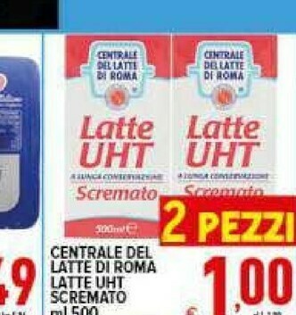 Iper Triscount Latte parzialmente scremato offerta