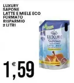 Vantaggio Cash&Carry Luxury sapone latte e miele eco formato risparmio offerta