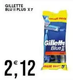 Vantaggio Cash&Carry GILLETTE BLU II PLUS X7 offerta