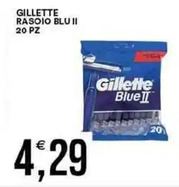 Vantaggio Cash&Carry GILLETTE RASOIO BLU II 20 PZ offerta