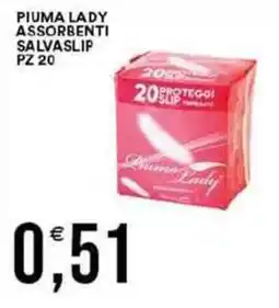 Vantaggio Cash&Carry Piuma lady assorbenti salvaslip pz 20 offerta