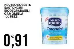 Vantaggio Cash&Carry Neutro roberts bastoncini biodegradabili camomilla offerta