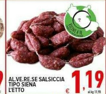Iper Triscount Salsicce offerta